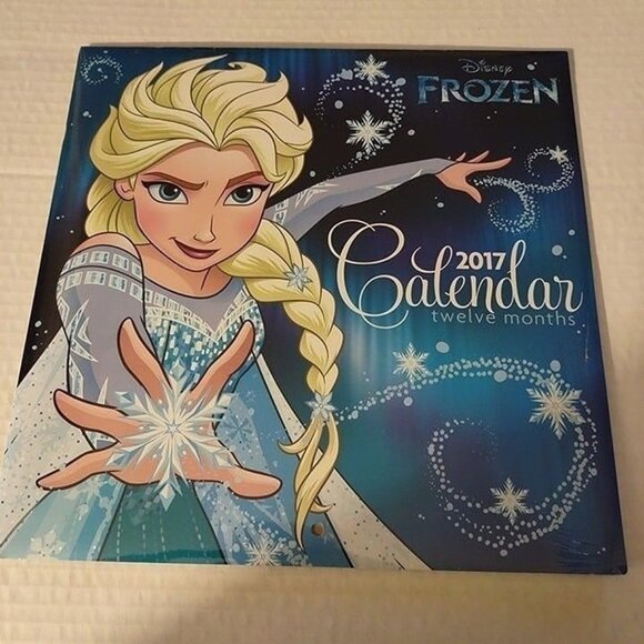 2017 DISNEY FROZEN 12-MONTH CALENDAR-NEW-SEALED-2017-VINTAGE-2017 - Picture 1 of 2